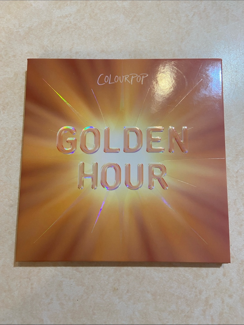 ColourPop Golden Hour Palette - Warm Gold & Orange Tones EUC